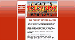 Desktop Screenshot of apachetvrepair.com